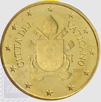 Monete Euro - Moneta singola FDC 2017 - 50 centesimi UNC Vaticano 2017