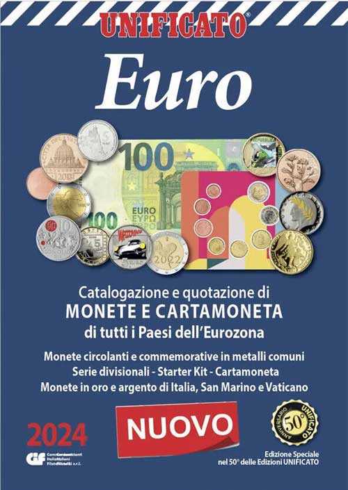 Monete Euro - Catalogo Unificato 2024 Monete Euro normali e rare