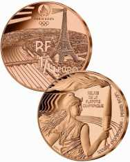 1/4 € Francia 2024 - Torcia Olimpica Paris 2024